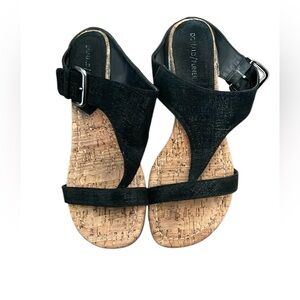 Donald Pliner Naturalizer Women's Sandals - Black Sparkle